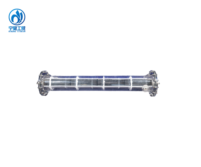 Tubular electrolyzer for electrochemical wastewater treatment